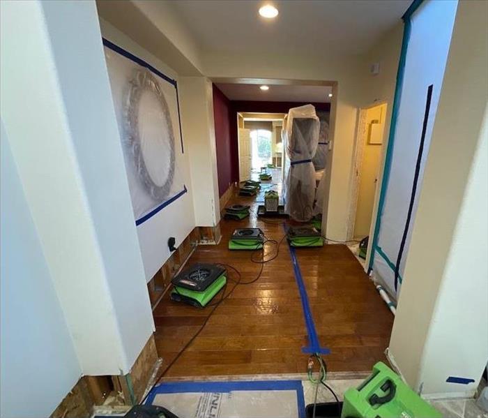 SERVPRO on job-site